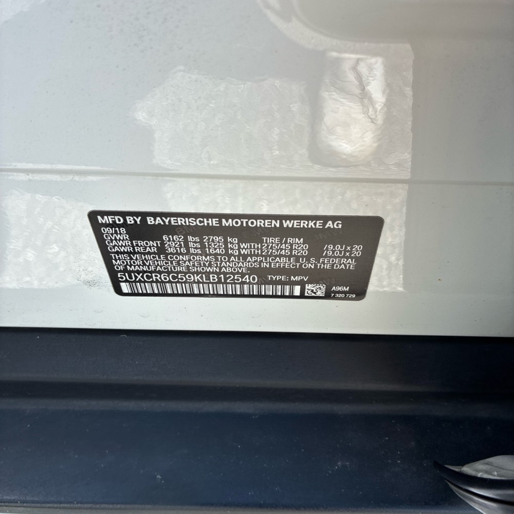 2018 BMW X5 30